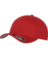 Red - Flexfit fitted baseball cap (6277) Caps Flexfit by Yupoong 2022 Spring Edit, Headwear, Must Haves, New Colours for 2023, Rebrandable, Summer Accessories Schoolwear Centres