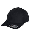 Black - Flexfit double Jersey cap (6778) Caps Flexfit by Yupoong Headwear, New Colours for 2023, Rebrandable, Streetwear Schoolwear Centres