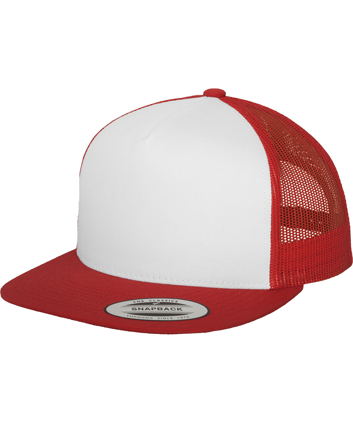 Red/White/Red - Classic trucker (6006W) Caps Flexfit by Yupoong Headwear, New Colours for 2023, Rebrandable Schoolwear Centres
