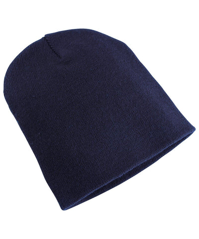 FlexFit Heavyweight Beanie | Black | Charcoal | Heather Grey | Maroon | Navy | Purple | Red | Royal | White - Schoolwear Centres | School Uniform Centres