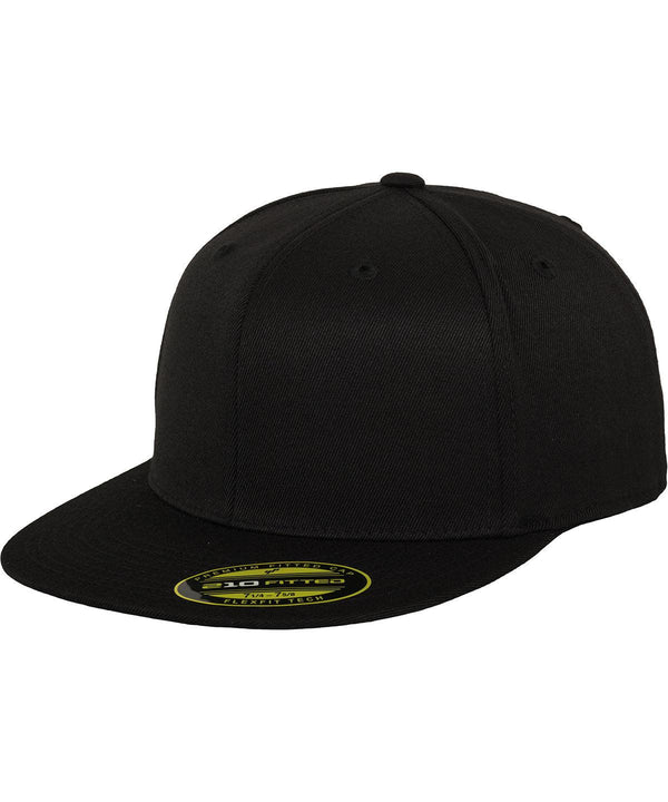 Black - Premium 210 fitted cap (6210) Caps Flexfit by Yupoong Headwear, New Colours for 2023, Rebrandable, Sports & Leisure Schoolwear Centres