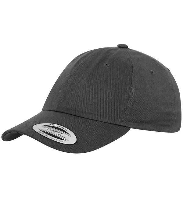 Dark Grey - Dad hat baseball strap back (6245CM) Caps Flexfit by Yupoong Headwear, Must Haves, New Colours for 2023 Schoolwear Centres