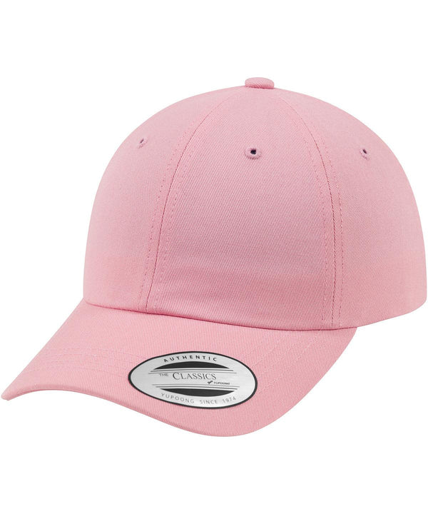Pink - Dad hat baseball strap back (6245CM) Caps Flexfit by Yupoong Headwear, Must Haves, New Colours for 2023 Schoolwear Centres