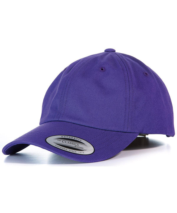 Purple - Dad hat baseball strap back (6245CM) Caps Flexfit by Yupoong Headwear, Must Haves, New Colours for 2023 Schoolwear Centres