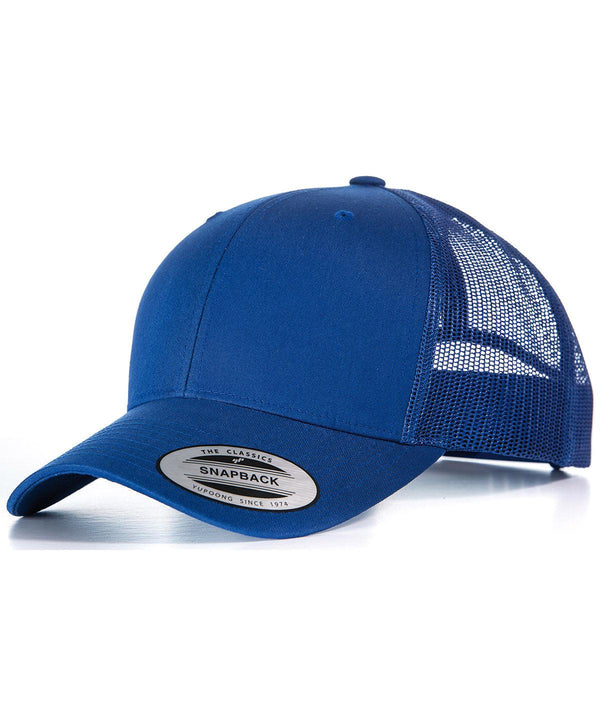 Bright Royal/Bright Royal - Retro trucker cap (6606) Caps Flexfit by Yupoong 2022 Spring Edit, Headwear, Must Haves, New Colours For 2022, New Colours for 2023, Rebrandable, Summer Accessories Schoolwear Centres