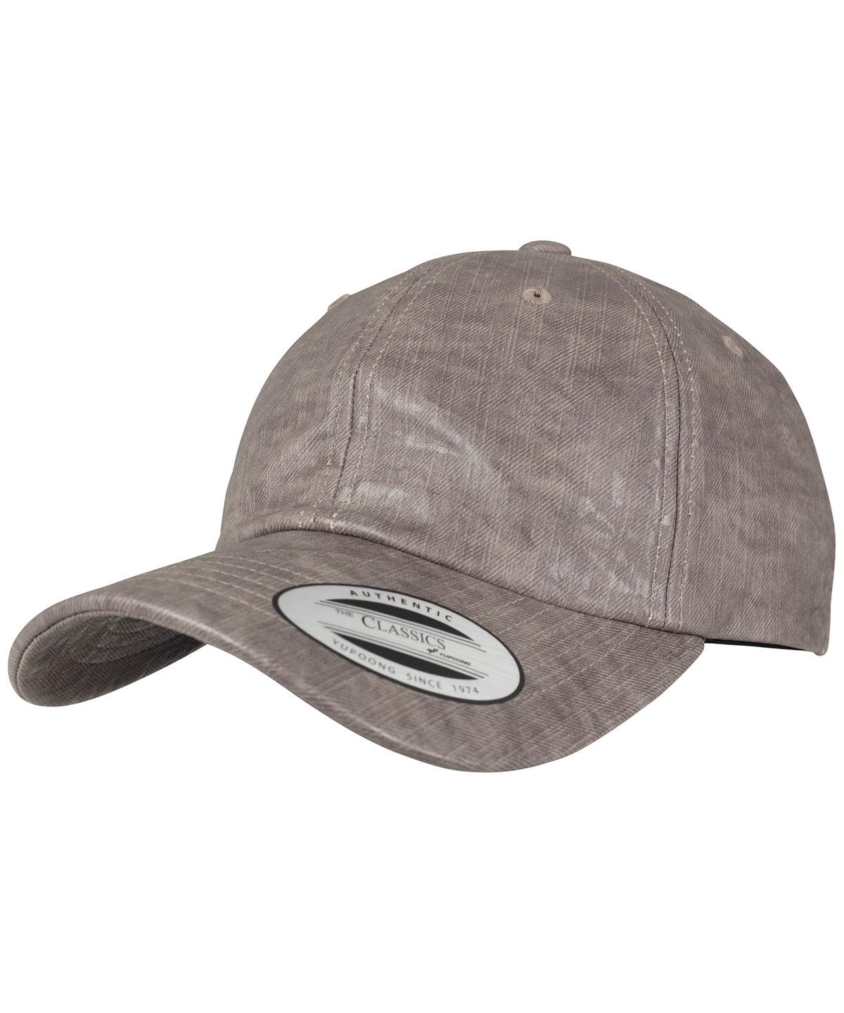 Dark Taupe - Low-profile coated cap (6245C) Caps Flexfit by Yupoong Headwear, Rebrandable Schoolwear Centres