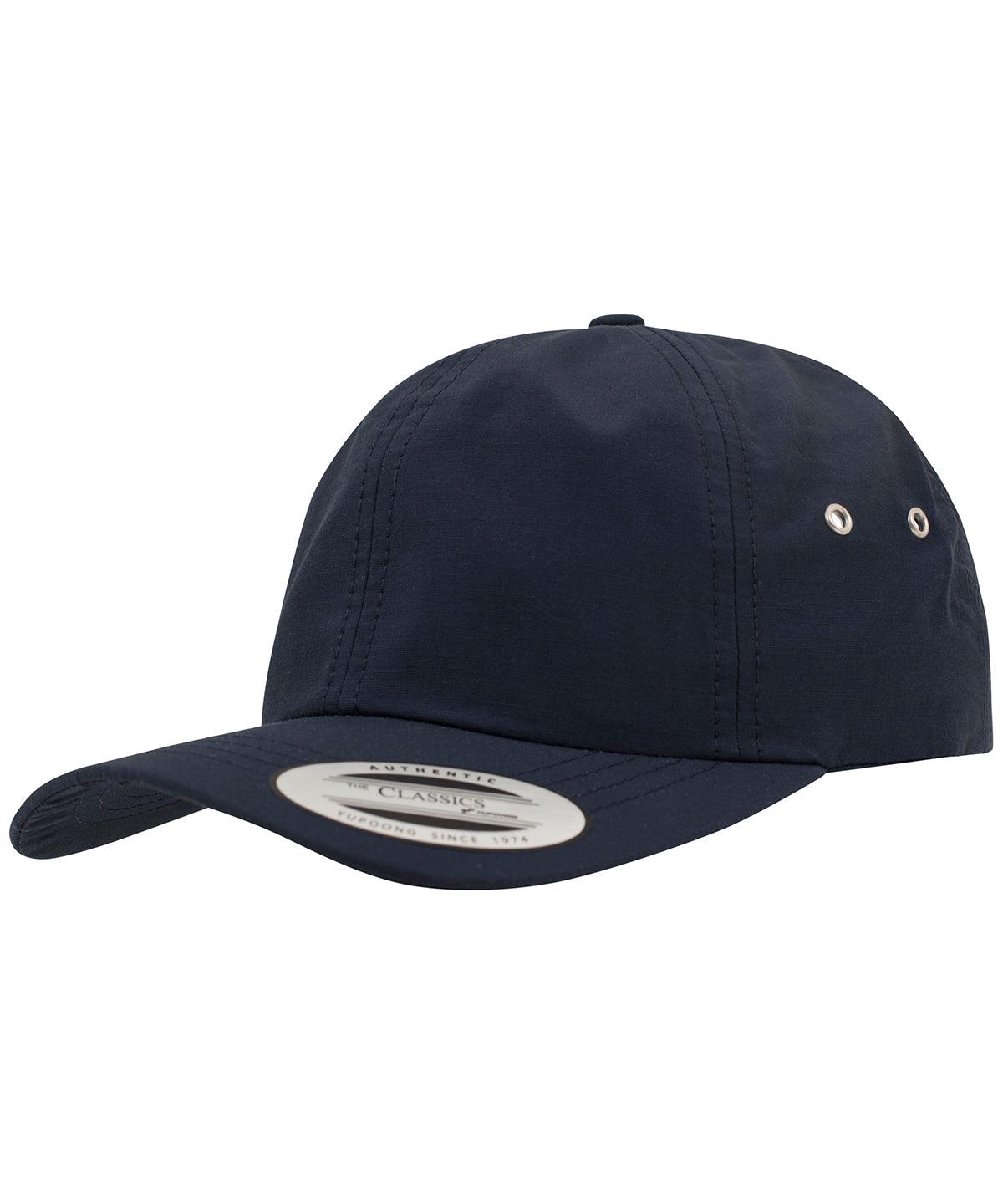 Navy - Low-profile water-repellent cap (6245WR) Caps Flexfit by Yupoong Headwear, Rebrandable Schoolwear Centres