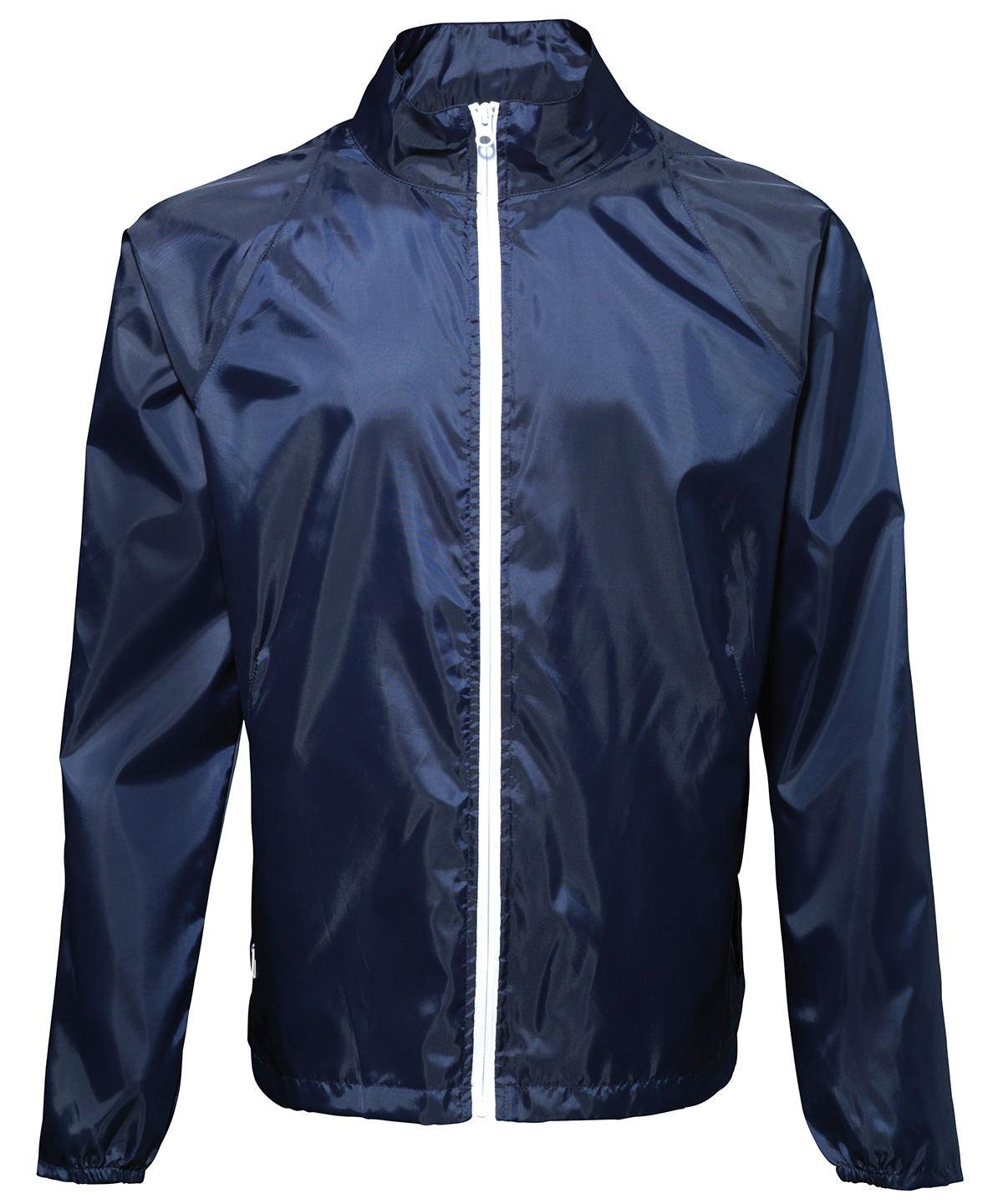 Navy/White - Contrast lightweight jacket Jackets 2786 Alfresco Dining, Camo, Jackets & Coats, Lightweight layers, Rebrandable, S/S 19 Trend Colours Schoolwear Centres