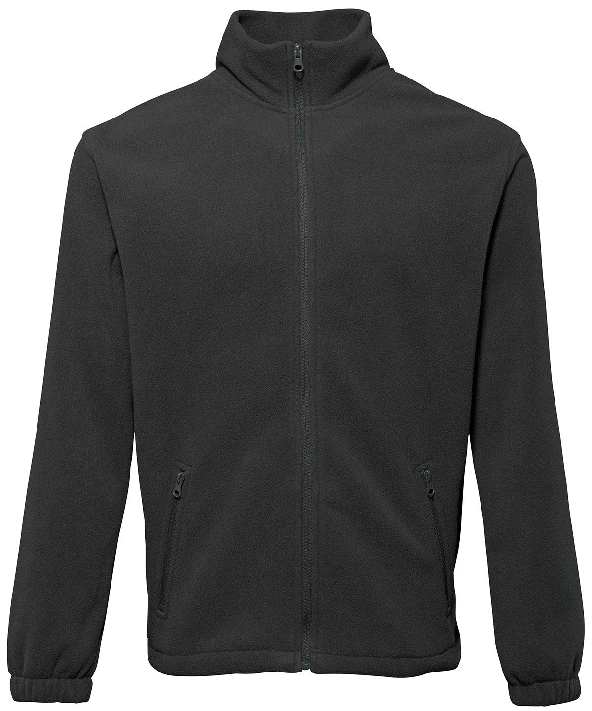 Black - Full-zip fleece Jackets 2786 Jackets & Coats, Jackets - Fleece, Must Haves, Plus Sizes, Rebrandable, Workwear Schoolwear Centres
