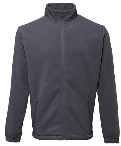 Charcoal - Full-zip fleece Jackets 2786 Jackets & Coats, Jackets - Fleece, Must Haves, Plus Sizes, Rebrandable, Workwear Schoolwear Centres