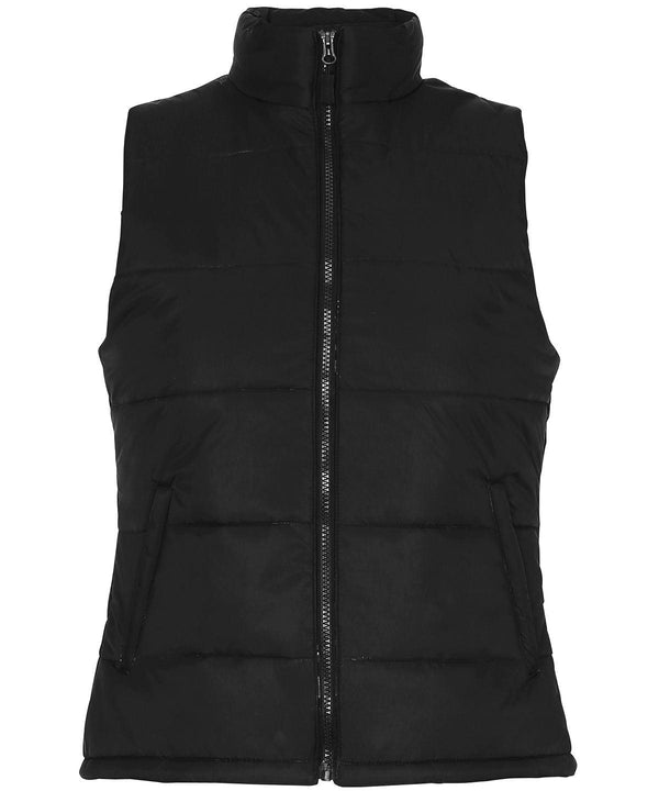 Black - Women's bodywarmer Body Warmers 2786 Alfresco Dining, Camo, Gilets and Bodywarmers, Jackets & Coats, Outdoor Dining, Padded & Insulation, Padded Perfection, Rebrandable, Streetwear, Women's Fashion Schoolwear Centres