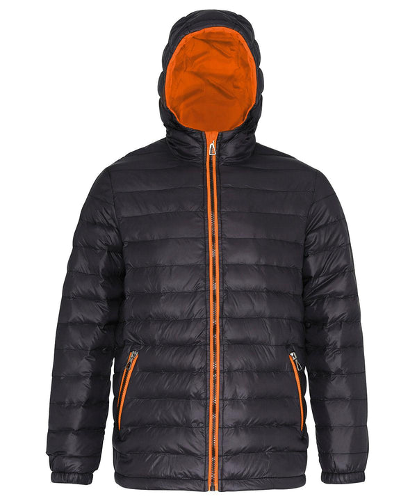 Black/Orange - Padded jacket Jackets 2786 Camo, Jackets & Coats, Must Haves, Padded & Insulation, Rebrandable Schoolwear Centres