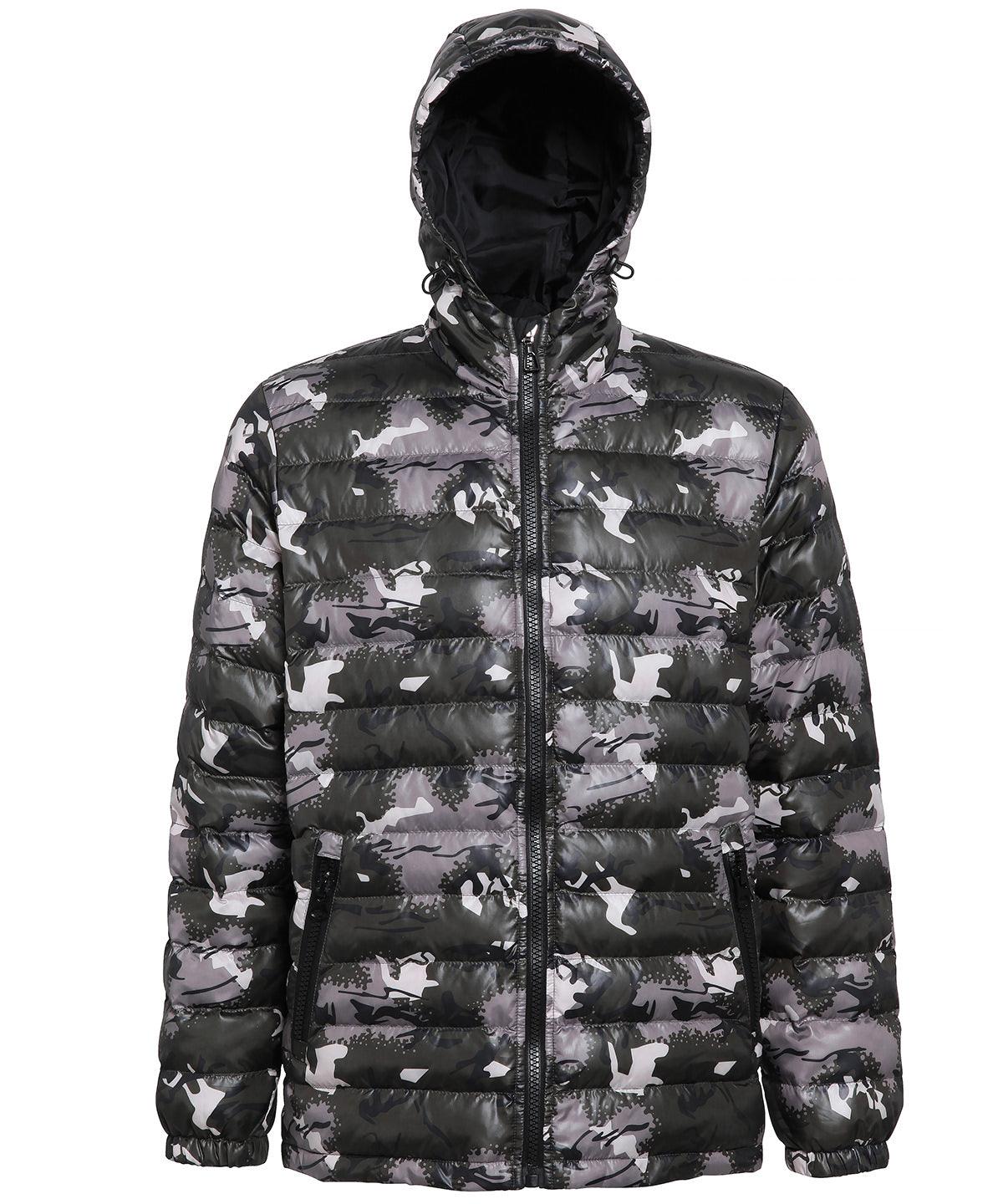 Camo Green - Padded jacket Jackets 2786 Camo, Jackets & Coats, Must Haves, Padded & Insulation, Rebrandable Schoolwear Centres