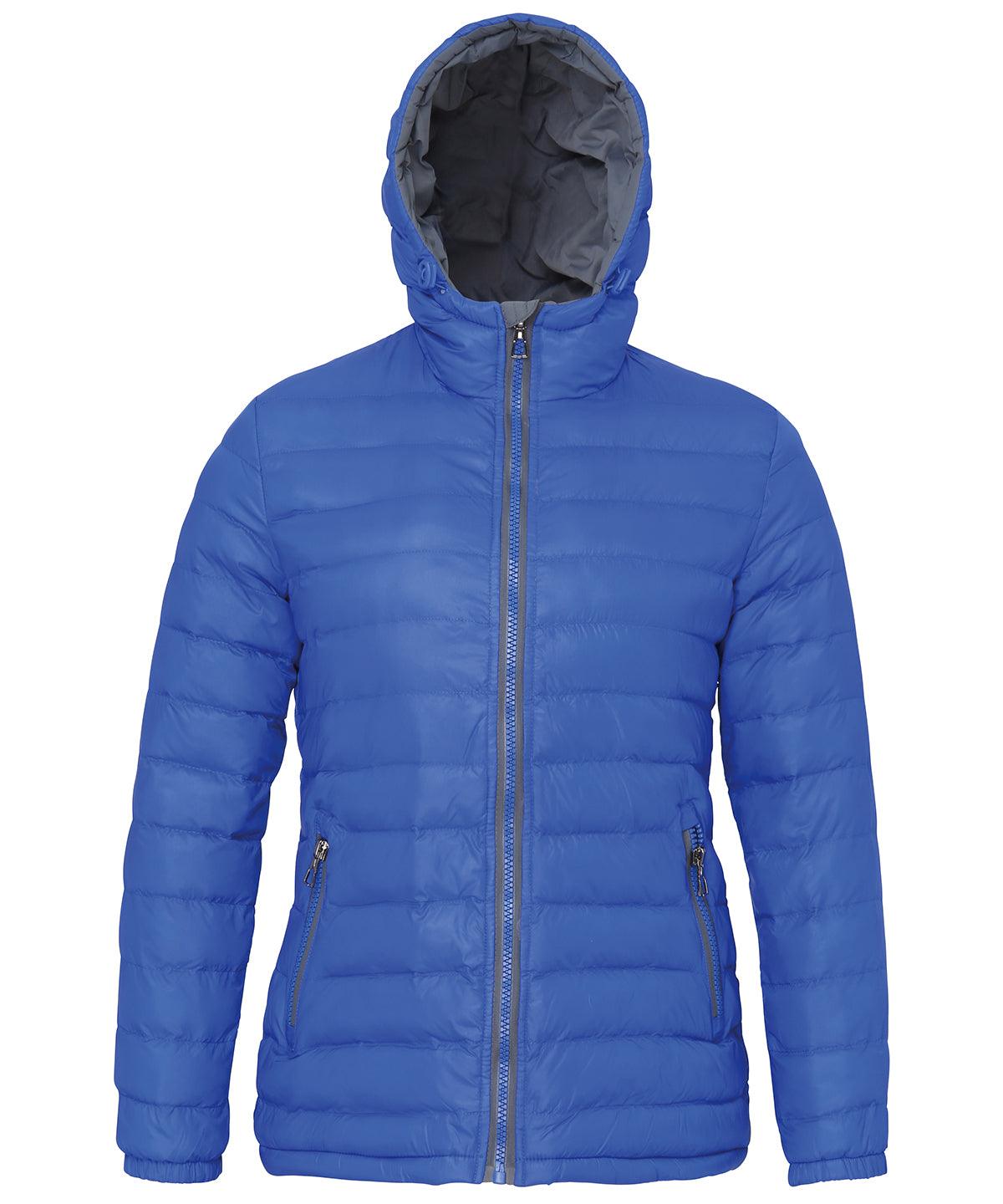 Royal/Grey - Women's padded jacket Jackets 2786 Jackets & Coats, Must Haves, Padded & Insulation Schoolwear Centres