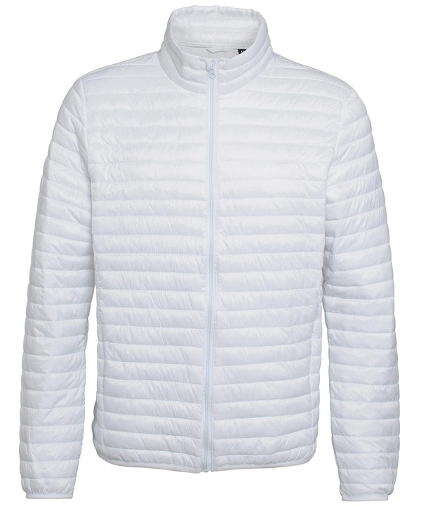 White - Tribe fineline padded jacket Jackets 2786 Alfresco Dining, Jackets & Coats, Must Haves, Padded & Insulation, Padded Perfection, Raladeal - Recently Added, Rebrandable Schoolwear Centres