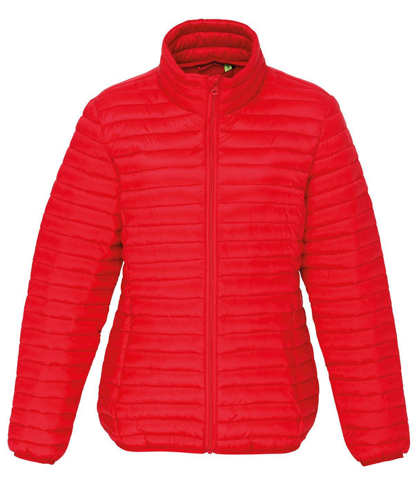 Red - Women's tribe fineline padded jacket Jackets 2786 Alfresco Dining, Jackets & Coats, Must Haves, Padded & Insulation, Padded Perfection, Rebrandable, Women's Fashion Schoolwear Centres