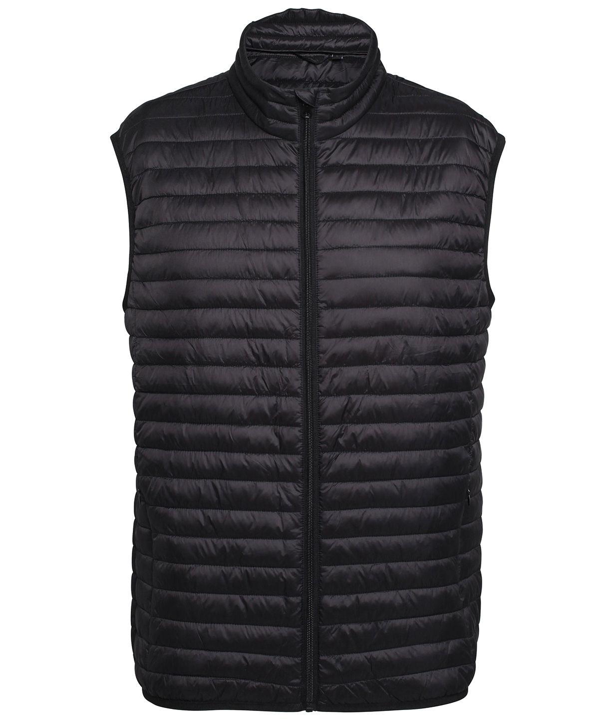 Black - Tribe fineline padded gilet Body Warmers 2786 Alfresco Dining, Gilets and Bodywarmers, Jackets & Coats, Must Haves, Outdoor Dining, Padded & Insulation, Raladeal - Recently Added, Rebrandable Schoolwear Centres