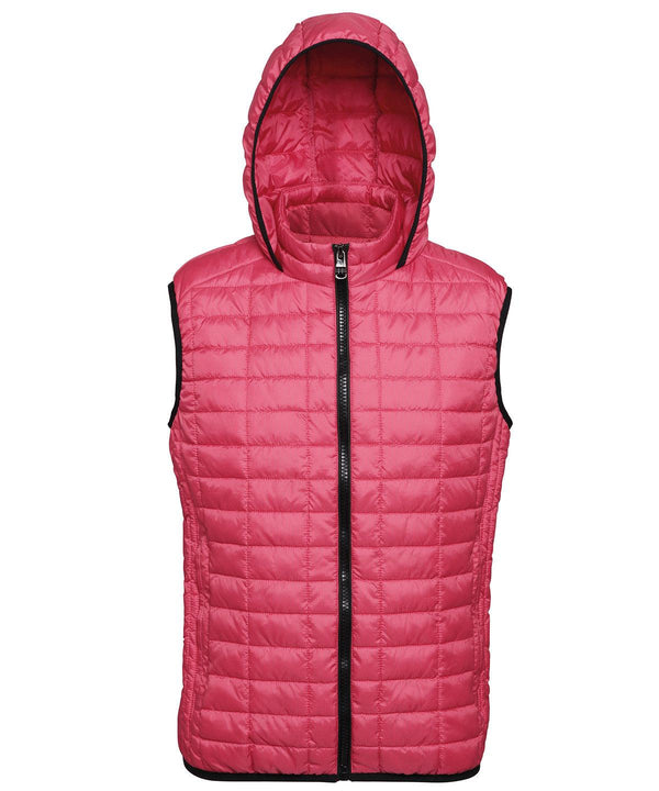 Red - Honeycomb hooded gilet Body Warmers 2786 Gilets and Bodywarmers, Jackets & Coats, Outdoor Dining, Padded & Insulation, Padded Perfection, Plus Sizes, Raladeal - Recently Added, Rebrandable Schoolwear Centres