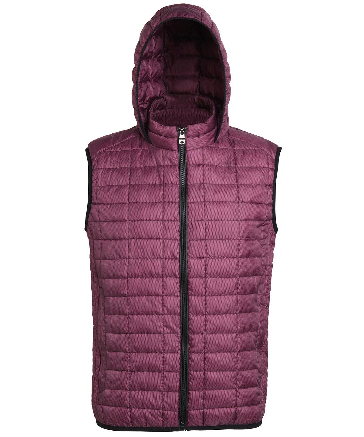 Mulberry - Women's honeycomb hooded gilet Body Warmers 2786 Gilets and Bodywarmers, Jackets & Coats, Padded & Insulation, Rebrandable, Women's Fashion Schoolwear Centres
