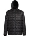 Black - Box quilt hooded jacket Jackets 2786 Jackets & Coats, Padded & Insulation, Plus Sizes, Rebrandable Schoolwear Centres