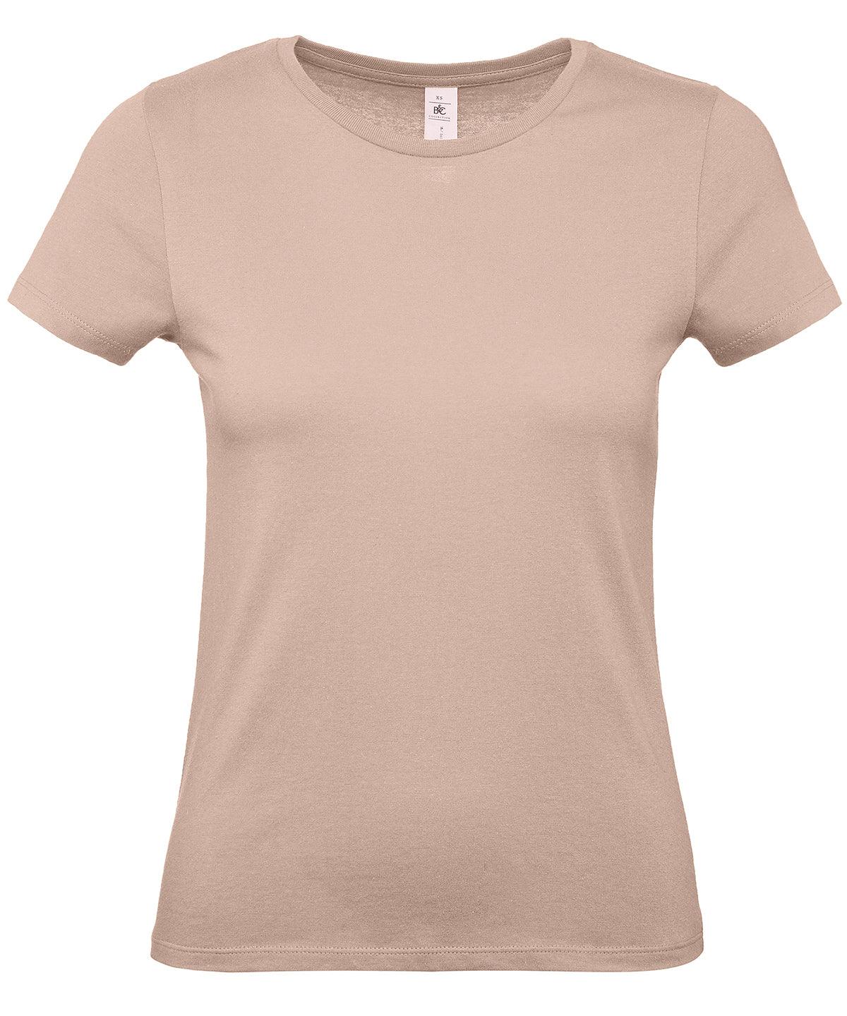 Millennial Pink - B&C #E150 /women T-Shirts B&C Collection Holiday Season, Hyperbrights and Neons, Must Haves, Plus Sizes, T-Shirts & Vests Schoolwear Centres
