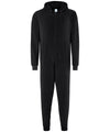 Black/Black - Contrast all-in-one Onesies Comfy Co Lounge & Underwear, Rebrandable, Winter Essentials Schoolwear Centres