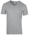 Sports Grey - Softstyle™ v-neck t-shirt T-Shirts Gildan Must Haves, Raladeal - Recently Added, T-Shirts & Vests Schoolwear Centres