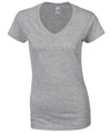 Sports Grey - Softstyle™ women's v-neck t-shirt T-Shirts Gildan T-Shirts & Vests, Women's Fashion Schoolwear Centres