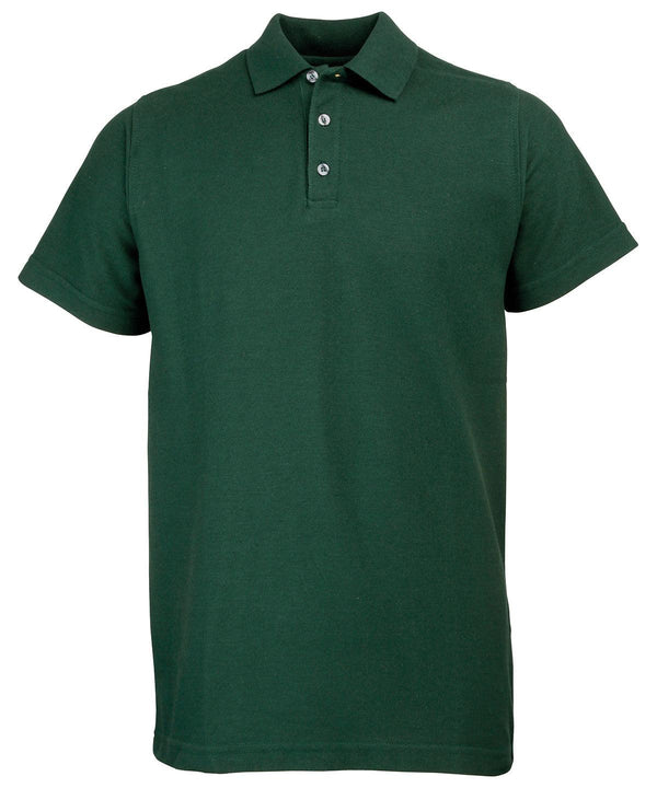 Bottle Green - Heavyweight workwear polo Polos Last Chance to Buy Plus Sizes, Polos & Casual, Safe to wash at 60 degrees, Workwear Schoolwear Centres