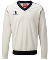 White/Navy trim - Fleece-lined sweater Sweatshirts Last Chance to Buy Sports & Leisure Schoolwear Centres