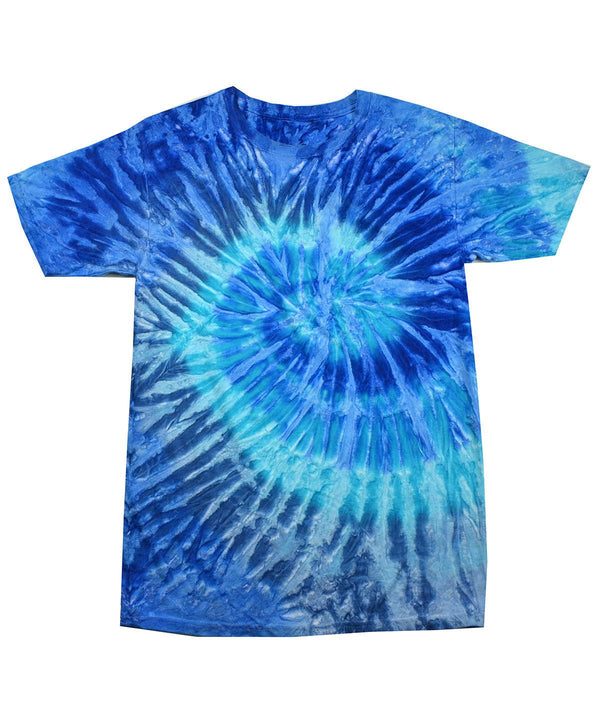Blue Jerry - Tie-dye shirt T-Shirts Colortone Festival, Holiday Season, Hyperbrights and Neons, Must Haves, Pastels and Tie Dye, T-Shirts & Vests Schoolwear Centres