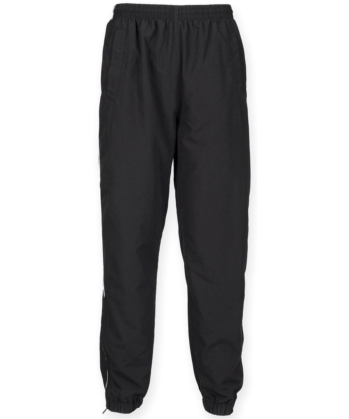 Black/White piping - Piped track bottoms Trousers Tombo Plus Sizes, Rebrandable, Sports & Leisure Schoolwear Centres