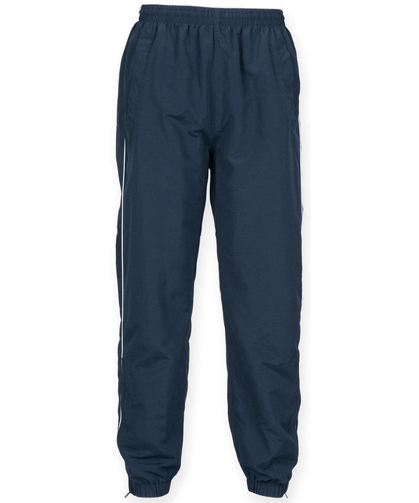 Navy/White piping - Piped track bottoms Trousers Tombo Plus Sizes, Rebrandable, Sports & Leisure Schoolwear Centres