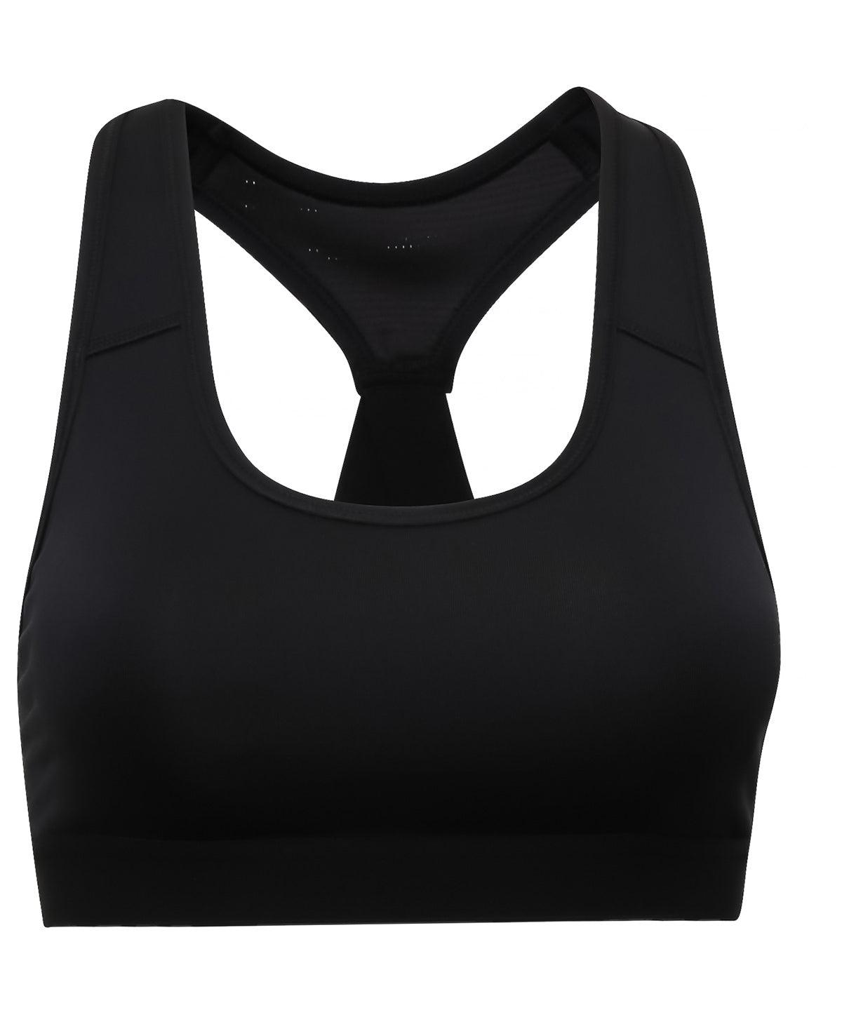 Black (Solid) - TriDri® performance sports bra (medium impact) Bras TriDri® Activewear & Performance, Back to the Gym, Exclusives, Lounge & Underwear, Sports & Leisure, Women's Fashion Schoolwear Centres