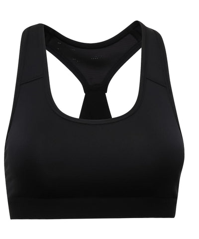 Black (Solid) - TriDri® performance sports bra (medium impact) Bras TriDri® Activewear & Performance, Back to the Gym, Exclusives, Lounge & Underwear, Sports & Leisure, Women's Fashion Schoolwear Centres