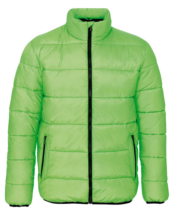 Lime/Black - Venture supersoft padded jacket Jackets 2786 Jackets & Coats Schoolwear Centres