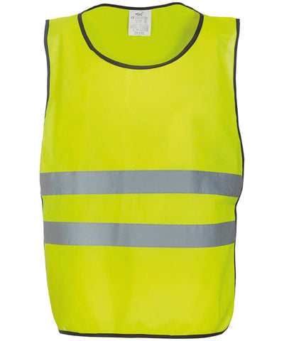 Yellow - Hi-vis 2-band tabard (HVJ269) Tabards Yoko Plus Sizes, Safety Essentials, Safetywear, Workwear Schoolwear Centres