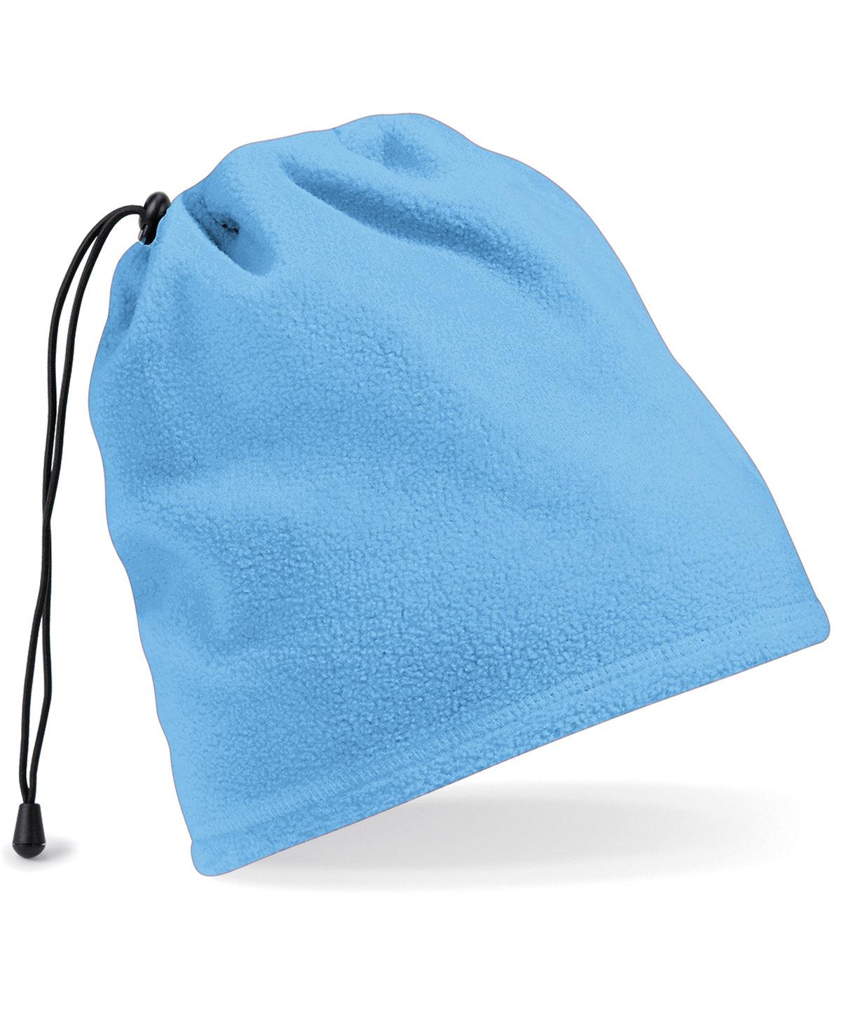 Sky Blue - Suprafleece® snood/hat combo Snoods Beechfield Headwear, Must Haves, Winter Essentials Schoolwear Centres