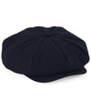 Navy Herringbone - Heritage baker boy cap Caps Beechfield Headwear Schoolwear Centres