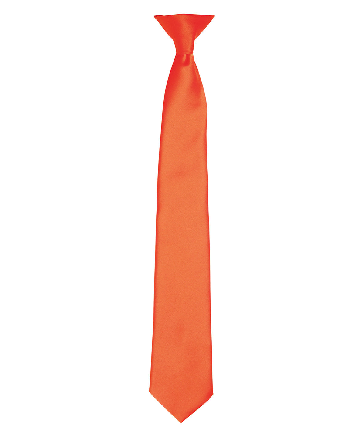 'Colours' satin clip tie