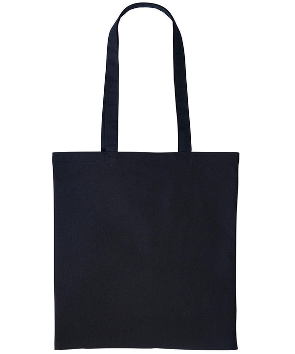 Black - Cotton shopper long handle Bags Nutshell® Bags & Luggage, Crafting, Must Haves, Perfect for DTG print Schoolwear Centres