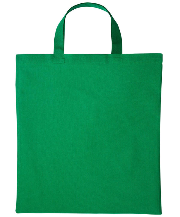 Bottle Green - Cotton shopper short handle Bags Nutshell® Bags & Luggage, Crafting, Gifting, Must Haves, Perfect for DTG print Schoolwear Centres