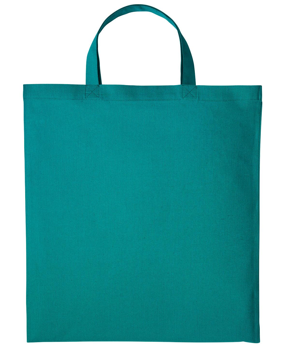 Jade - Cotton shopper short handle Bags Nutshell® Bags & Luggage, Crafting, Gifting, Must Haves, Perfect for DTG print Schoolwear Centres