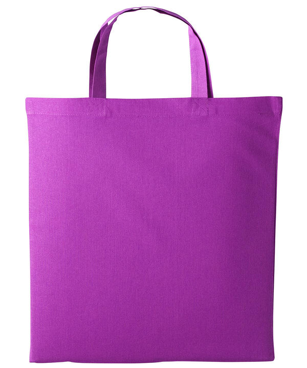 Magenta - Cotton shopper short handle Bags Nutshell® Bags & Luggage, Crafting, Gifting, Must Haves, Perfect for DTG print Schoolwear Centres