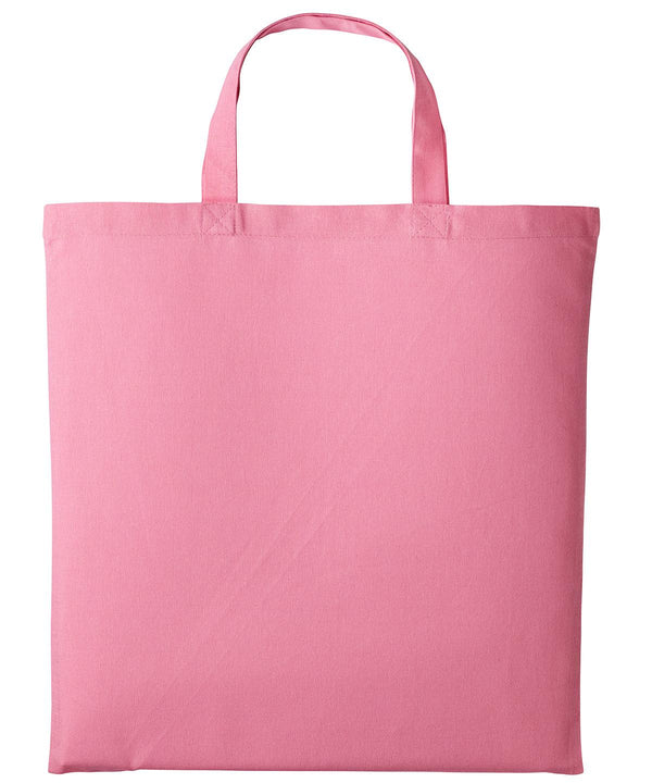 Pastel Pink - Cotton shopper short handle Bags Nutshell® Bags & Luggage, Crafting, Gifting, Must Haves, Perfect for DTG print Schoolwear Centres