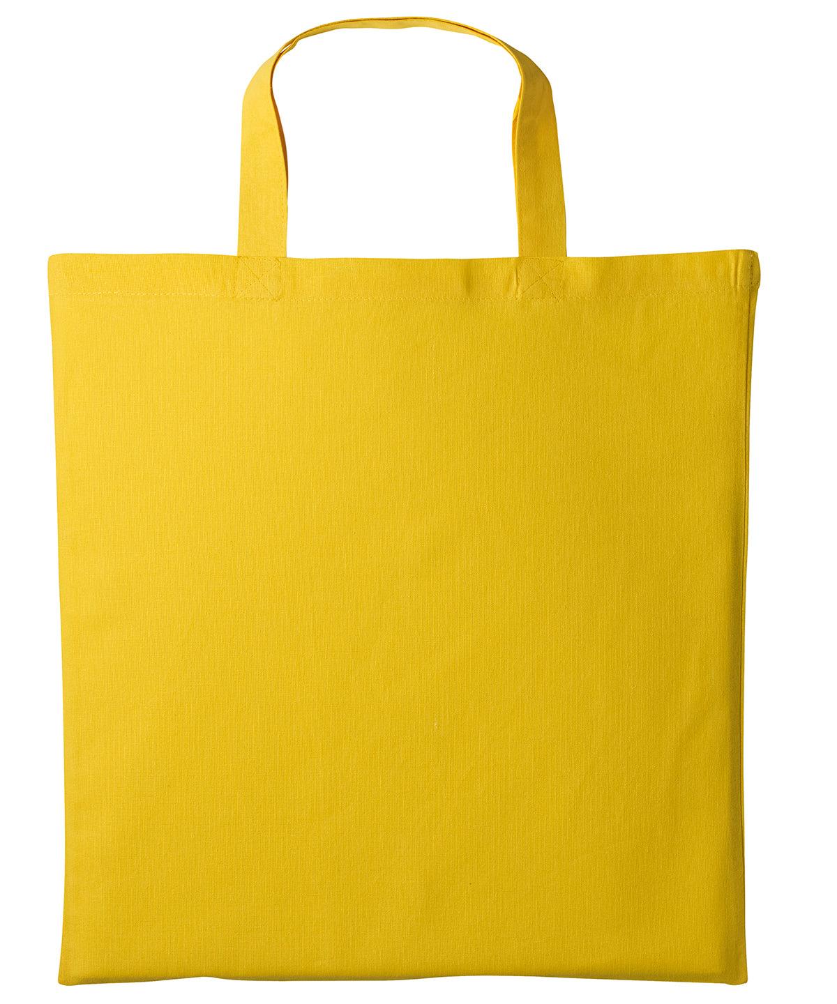 Sunflower - Cotton shopper short handle Bags Nutshell® Bags & Luggage, Crafting, Gifting, Must Haves, Perfect for DTG print Schoolwear Centres