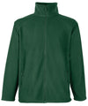 Bottle Green - Full-zip fleece Jackets Fruit of the Loom Jackets & Coats, Jackets - Fleece Schoolwear Centres