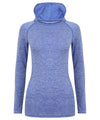 Blue Marl - Women's seamless hoodie Hoodies Tombo Athleisurewear, Hoodies, Raladeal - Recently Added, Rebrandable, Sports & Leisure Schoolwear Centres