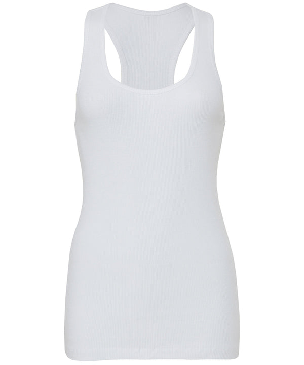 2x1 Rib racerback longer length tank top