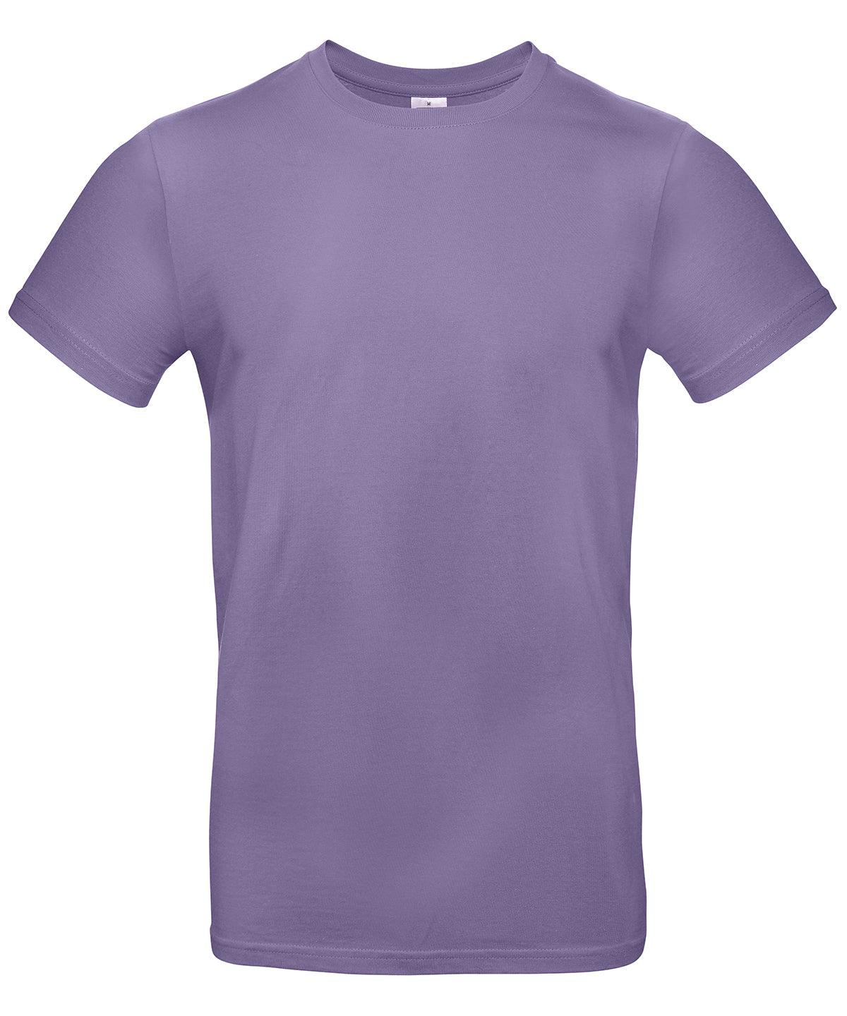 Millennial Lilac - B&C #E190 T-Shirts B&C Collection 2022 Spring Edit, Must Haves, Plus Sizes, T-Shirts & Vests Schoolwear Centres